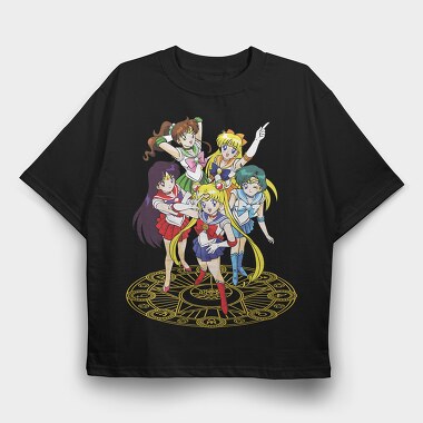 Sailor Moon 22, Tricou Oversize Barbati (Unisex)