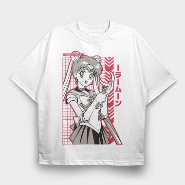 Sailor Moon 24, Tricou Oversize Barbati (Unisex)