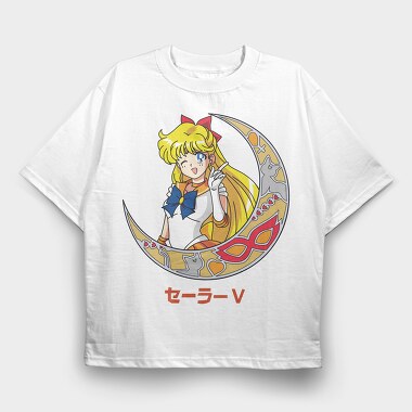 Sailor Moon 25, Tricou Oversize Barbati (Unisex)