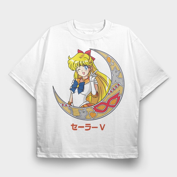 Sailor Moon 25, Tricou Oversize Barbati (Unisex)