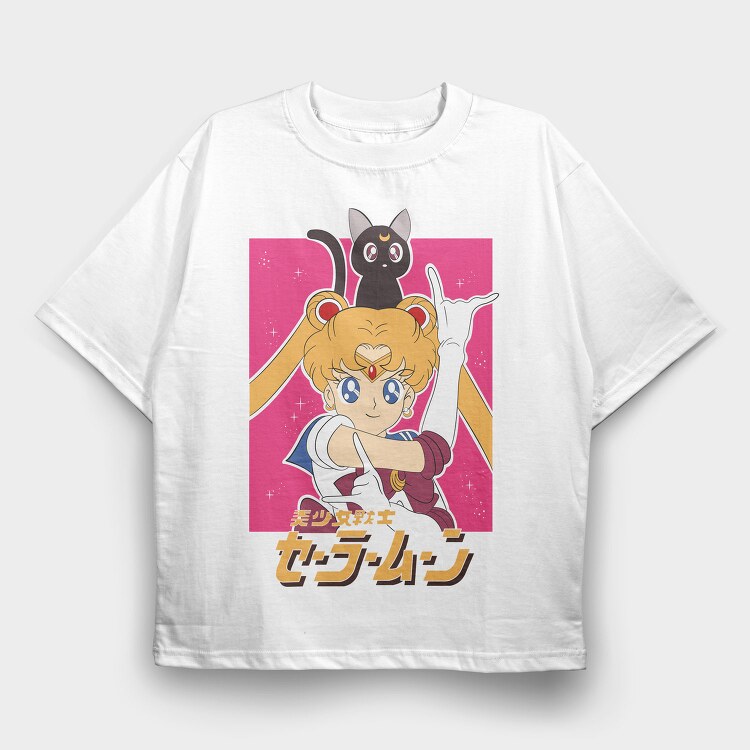 Sailor Moon 5, Tricou Oversize Barbati (Unisex)