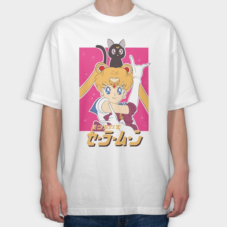 Sailor Moon 5, Tricou Oversize Barbati (Unisex)