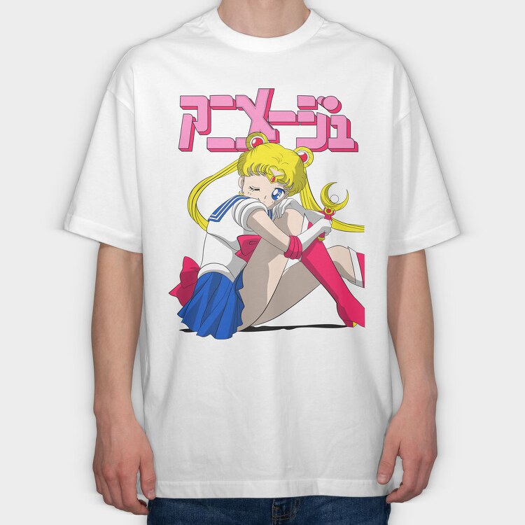 Sailor Moon 4, Tricou Oversize Barbati (Unisex)