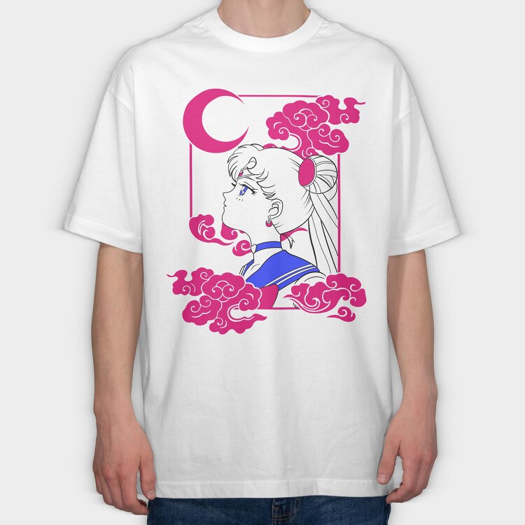 Sailor Moon 6, Tricou Oversize Barbati (Unisex)