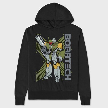 Robotech 2, Hanorac Oversize Barbati (Unisex)