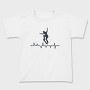 Skateboard Heart Line, Tricou Copii