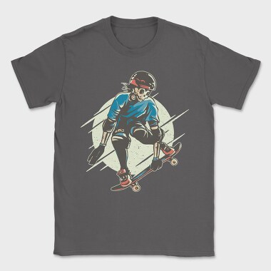 Skater Skeleton Character, Tricou Barbati (Unisex)