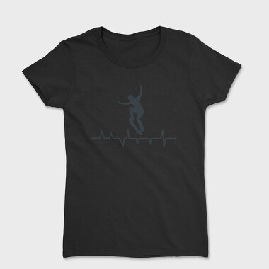 Skateboard Heart Line, Tricou Femei