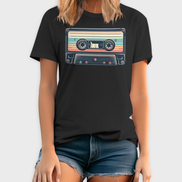 Cassete Vintage, Tricou Barbati (Unisex)