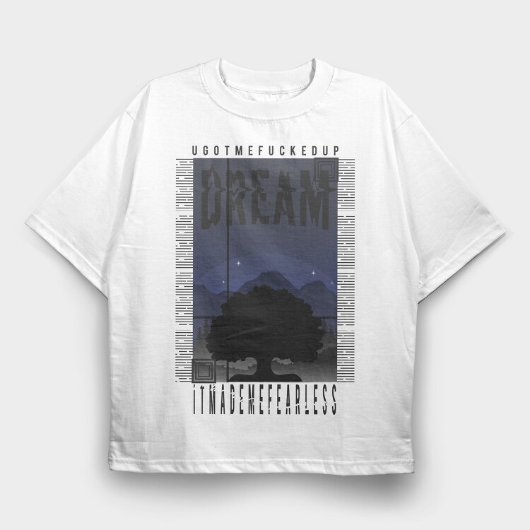 Dream 1, Tricou Oversize Barbati (Unisex)