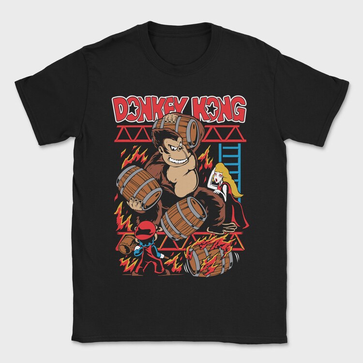 Donkey Kong, Tricou Barbati (Unisex)