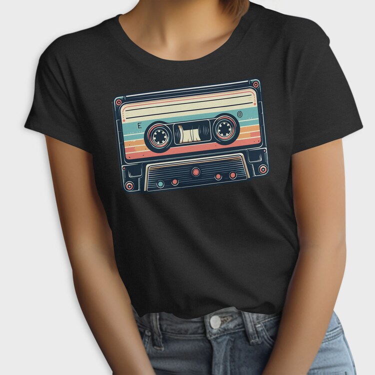 Cassete Vintage, Tricou Femei