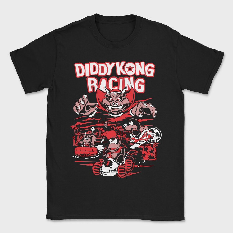 Diddy Kong Racing, Tricou Barbati (Unisex)