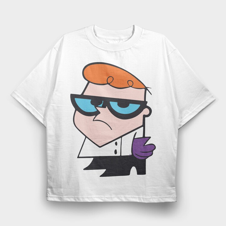 Dexter Laboratory 9, Tricou Oversize Barbati (Unisex)