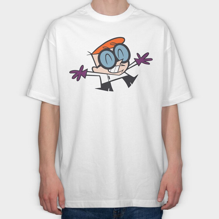 Dexter Laboratory 8, Tricou Oversize Barbati (Unisex)