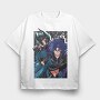 Saint Seiya Knights of the Zodiac 4, Tricou Oversize Barbati (Unisex)