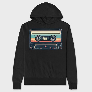 Cassete Vintage, Hanorac Oversize Barbati (Unisex)