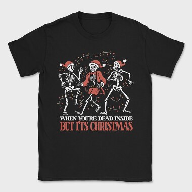 Skeletal Christmas Dance Skeletons, Tricou Barbati (Unisex)