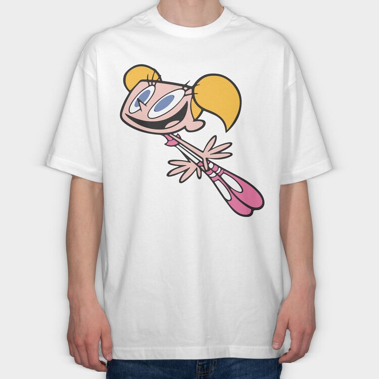 Dexter Laboratory 24, Tricou Oversize Barbati (Unisex)