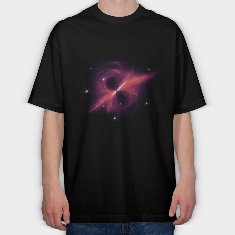 Black Hole 24451, Tricou Oversize Barbati (Unisex)