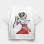 Saint Seiya Knights of the Zodiac 5, Tricou Oversize Barbati (Unisex)