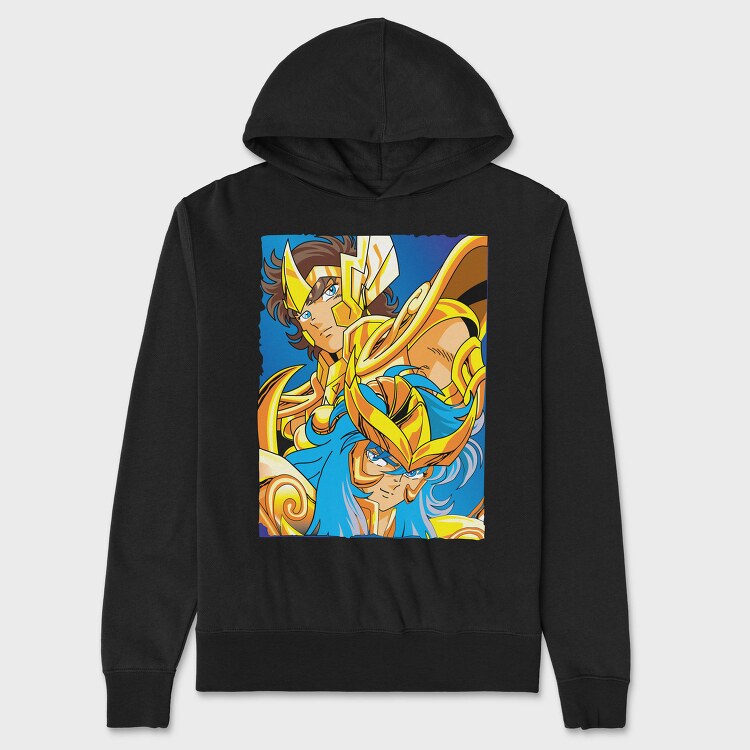 Saint Seiya Knights of the Zodiac, Hanorac Oversize Barbati (Unisex)
