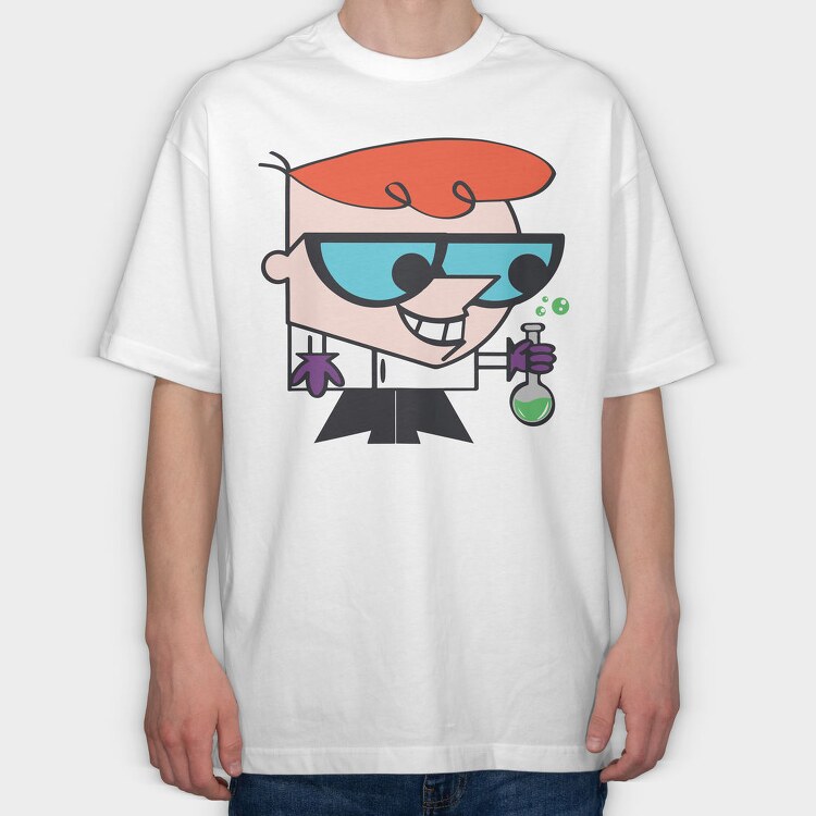 Dexter Laboratory 6, Tricou Oversize Barbati (Unisex)