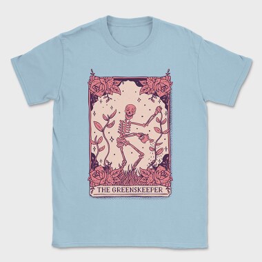 Skeleton Gardener Tarot Card Greenskeeper, Tricou Barbati (Unisex)