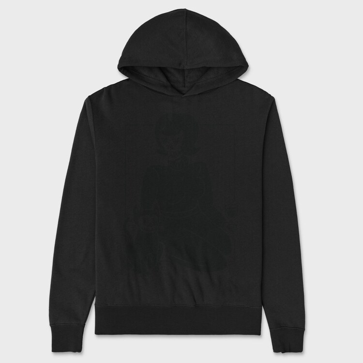 Skeleton Girl And Cat, Hanorac Oversize Barbati (Unisex)