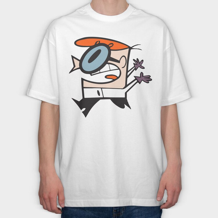 Dexter Laboratory 18, Tricou Oversize Barbati (Unisex)