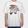 Dexter Laboratory 18, Tricou Oversize Barbati (Unisex)