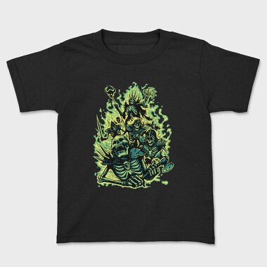 Skeleton Warriors Necromancer, Tricou Copii