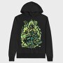 Skeleton Warriors Necromancer, Hanorac Oversize Barbati (Unisex)