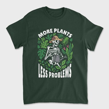 Skeleton Watering House Plants, Tricou Barbati (Unisex)