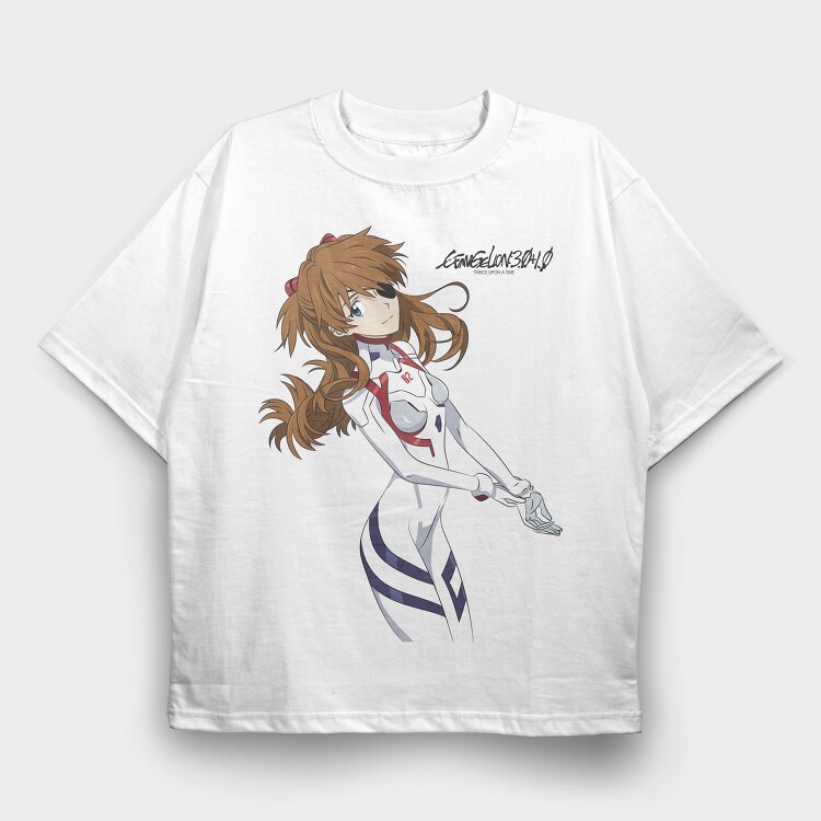 Souryuu Asuka Langley, Tricou Oversize Barbati (Unisex)