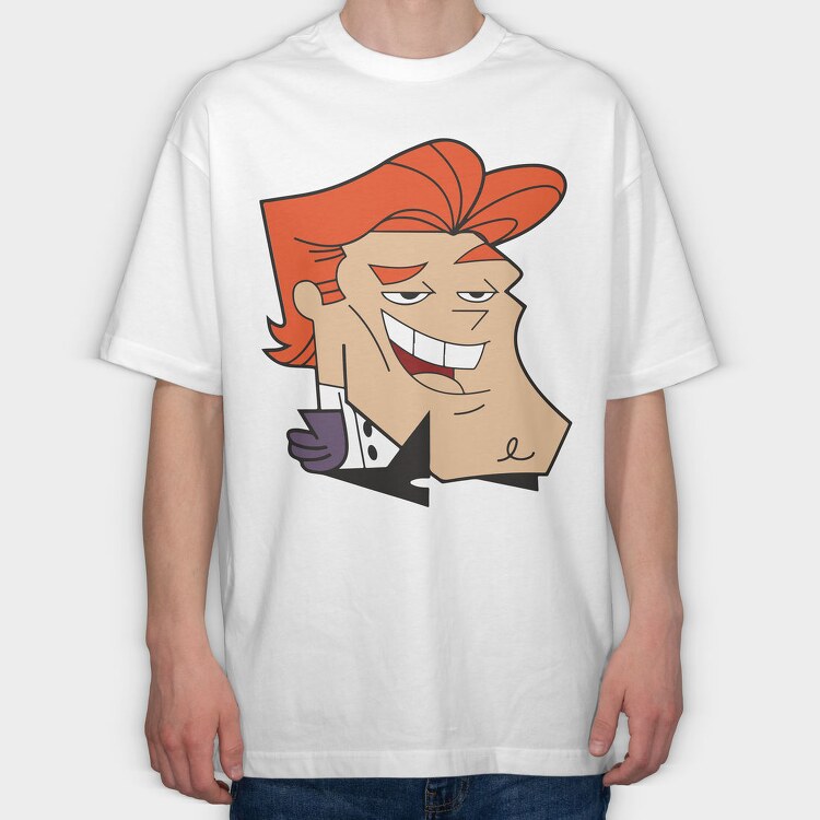 Dexter Laboratory 16, Tricou Oversize Barbati (Unisex)