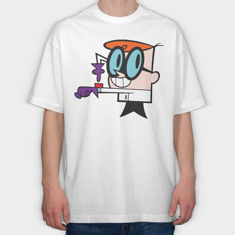 Dexter Laboratory 20, Tricou Oversize Barbati (Unisex)