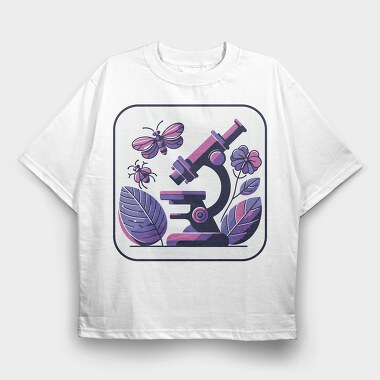 Microscope Insects, Tricou Oversize Barbati (Unisex)