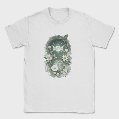 Moon And Flower Magic, Tricou Barbati (Unisex)