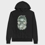Moon And Flower Magic, Hanorac Oversize Barbati (Unisex)