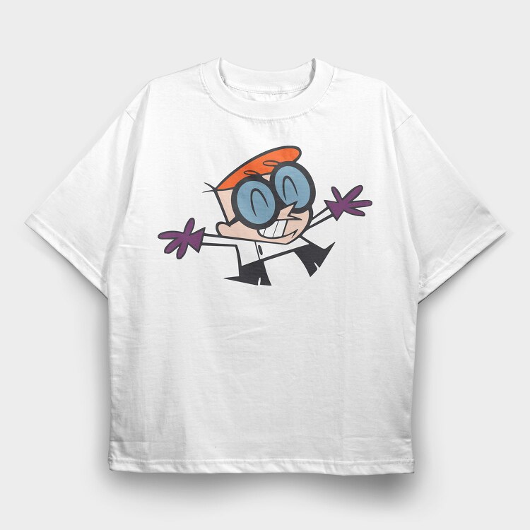 Dexter Laboratory 8, Tricou Oversize Barbati (Unisex)