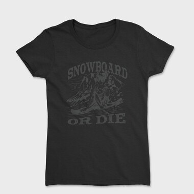 Monkey Snowboarding, Tricou Femei