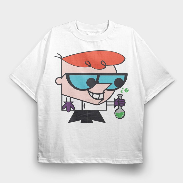 Dexter Laboratory 6, Tricou Oversize Barbati (Unisex)