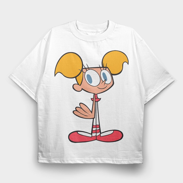 Dexter Laboratory 25, Tricou Oversize Barbati (Unisex)