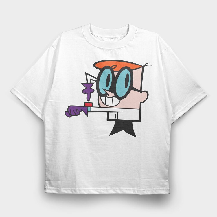 Dexter Laboratory 20, Tricou Oversize Barbati (Unisex)