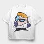 Dexter Laboratory 2, Tricou Oversize Barbati (Unisex)