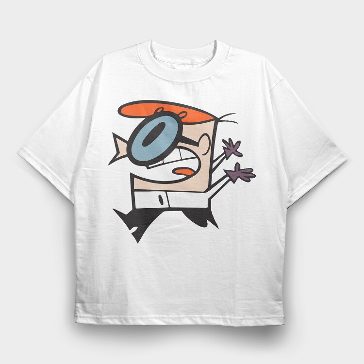 Dexter Laboratory 18, Tricou Oversize Barbati (Unisex)