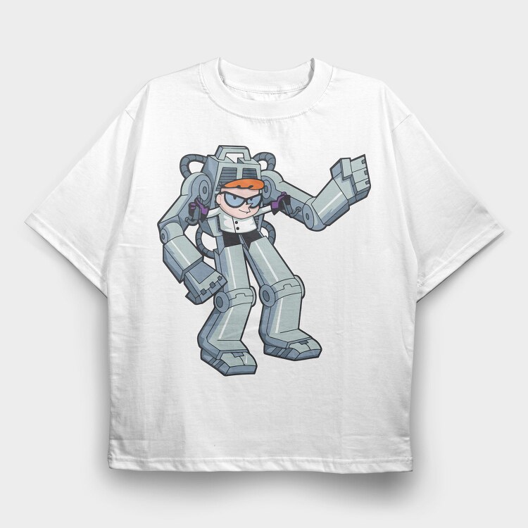 Dexter Laboratory 12, Tricou Oversize Barbati (Unisex)