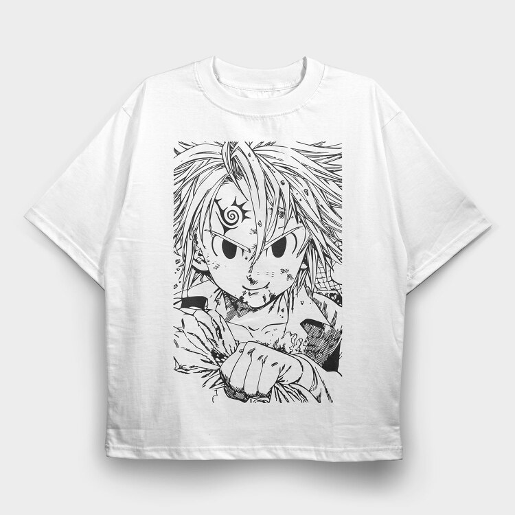 The Seven Deadly Sins, Tricou Oversize Barbati (Unisex)