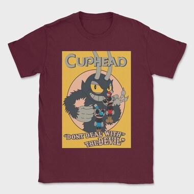 Cuphead 8, Tricou Barbati (Unisex)